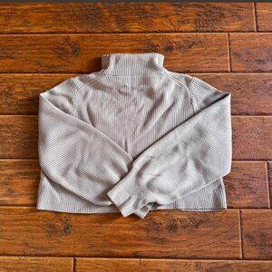 Aritzia wilfred rebecca cropped turtleneck knit sweater